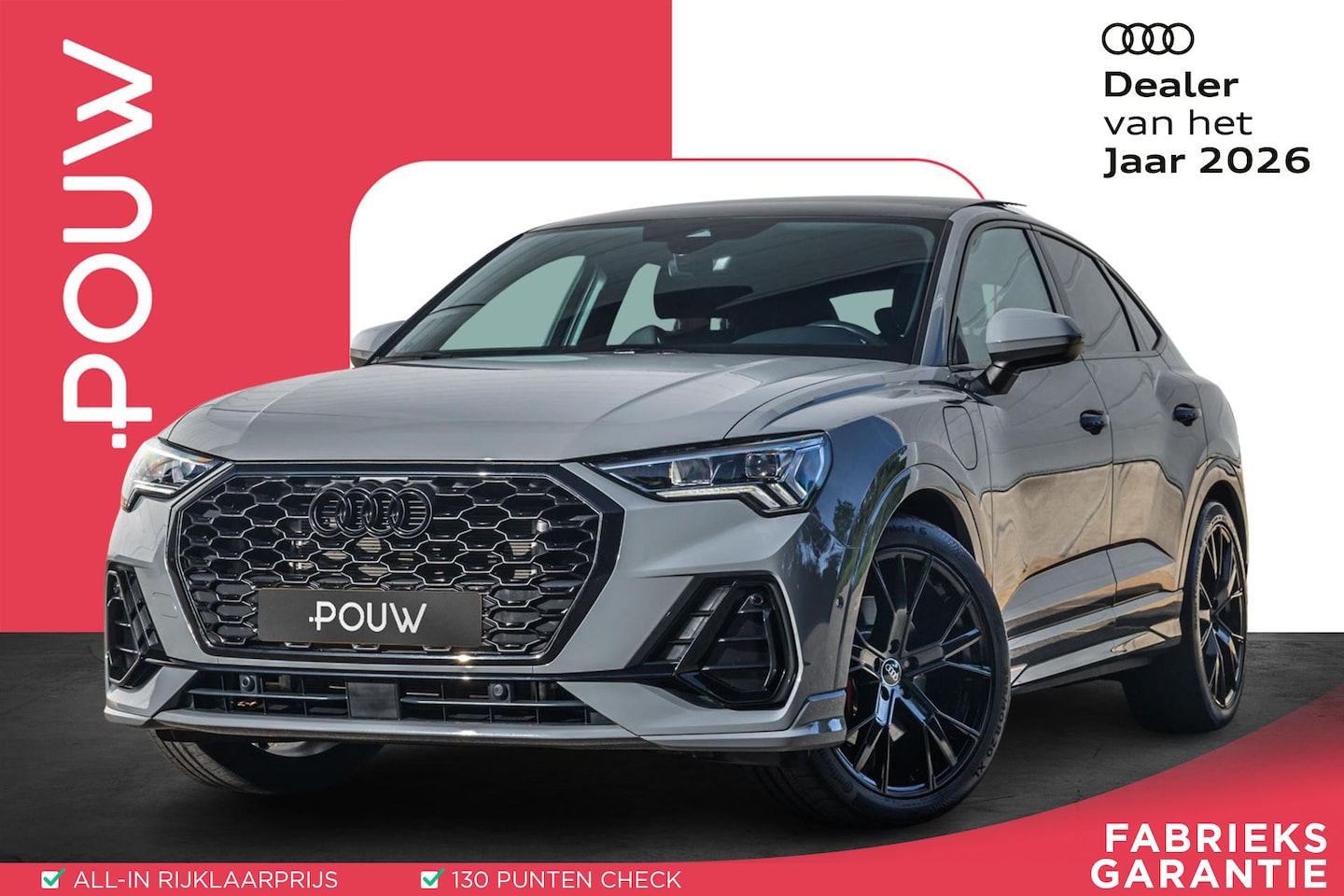 Audi Q3 Sportback - 45 TFSI e 245pk S Edition | Nardo Grey - AutoWereld.nl