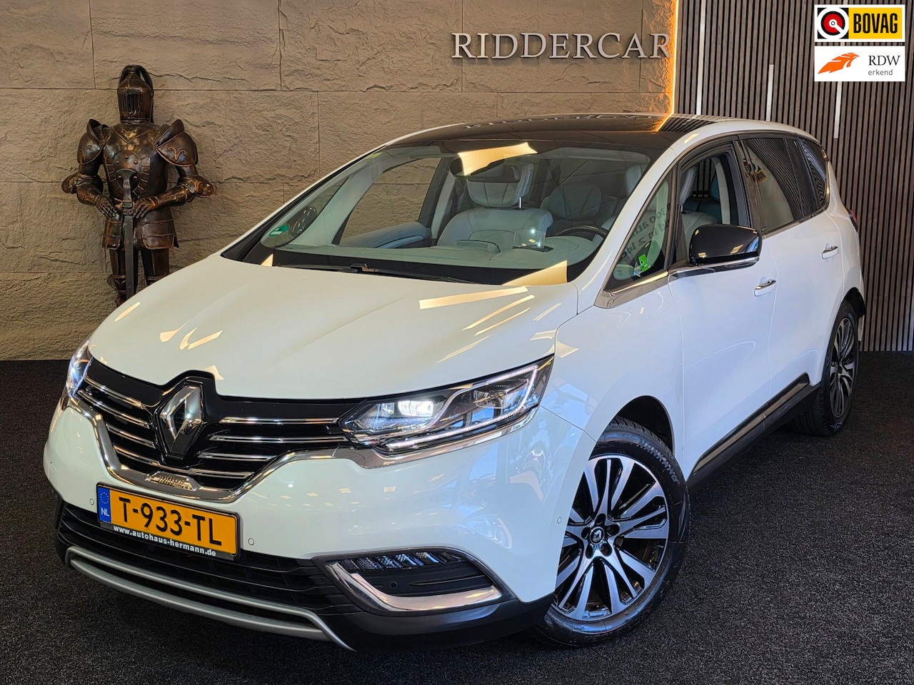 Renault Espace - 1.6 dCi Initiale Paris 7p|GARANTIE|AUTOMAAT|PANO|2E EIG|KEYLESS|PARK SENS|ELEK STOELEN|CRU - AutoWereld.nl