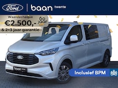 Ford Transit Custom - 320 2.0 TDCI L2H1 Limited Dubbel Cabine 136 PK AUT. | 2x Schuifdeur | Groot scherm | Apple