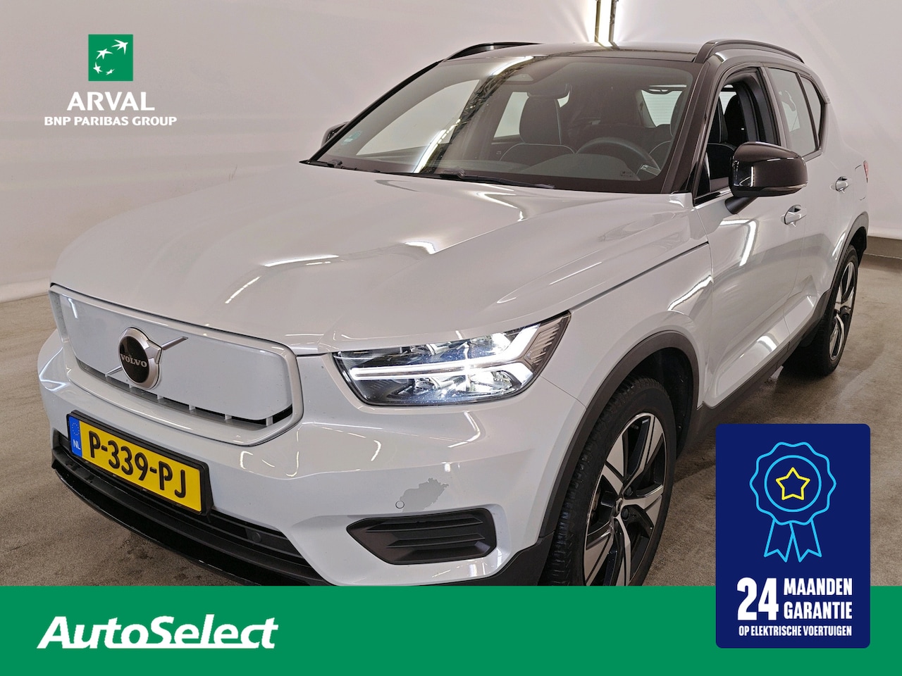 Volvo XC40 - 78 kWh 408pk Recharge Twin Plus | SOH 93% | Trekhaak | Nappa Leder/Nubuck | Stoelverwarmin - AutoWereld.nl