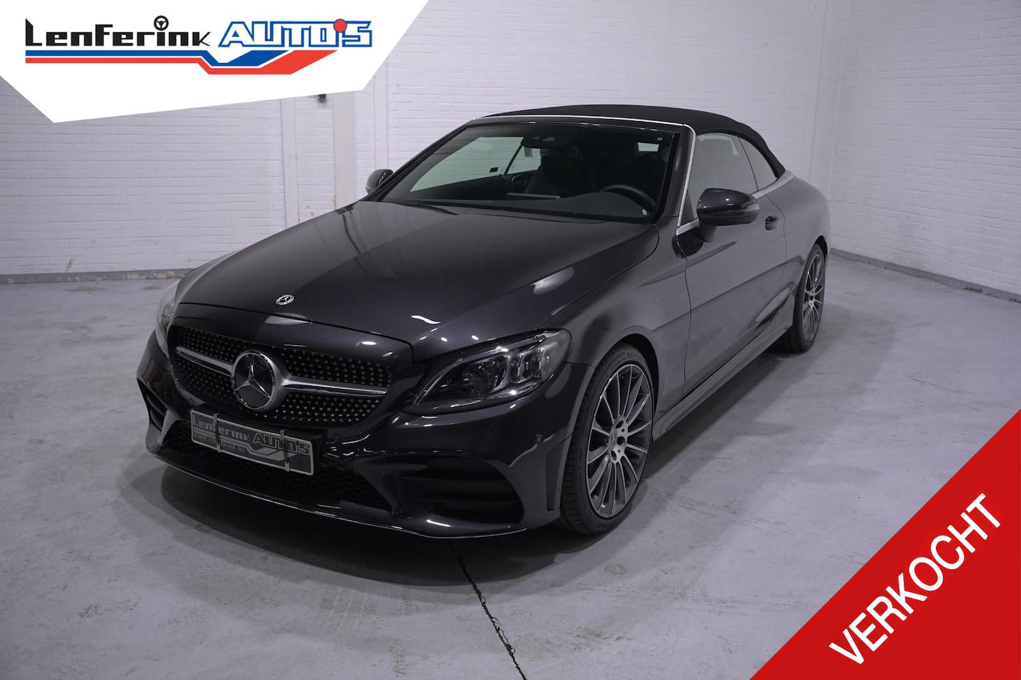 Mercedes-Benz C-klasse Cabrio - 180 AMG Line AMG Styling Camera lederen-bekleding Apple Carplay digi-dashboard 18"-lmv sp - AutoWereld.nl
