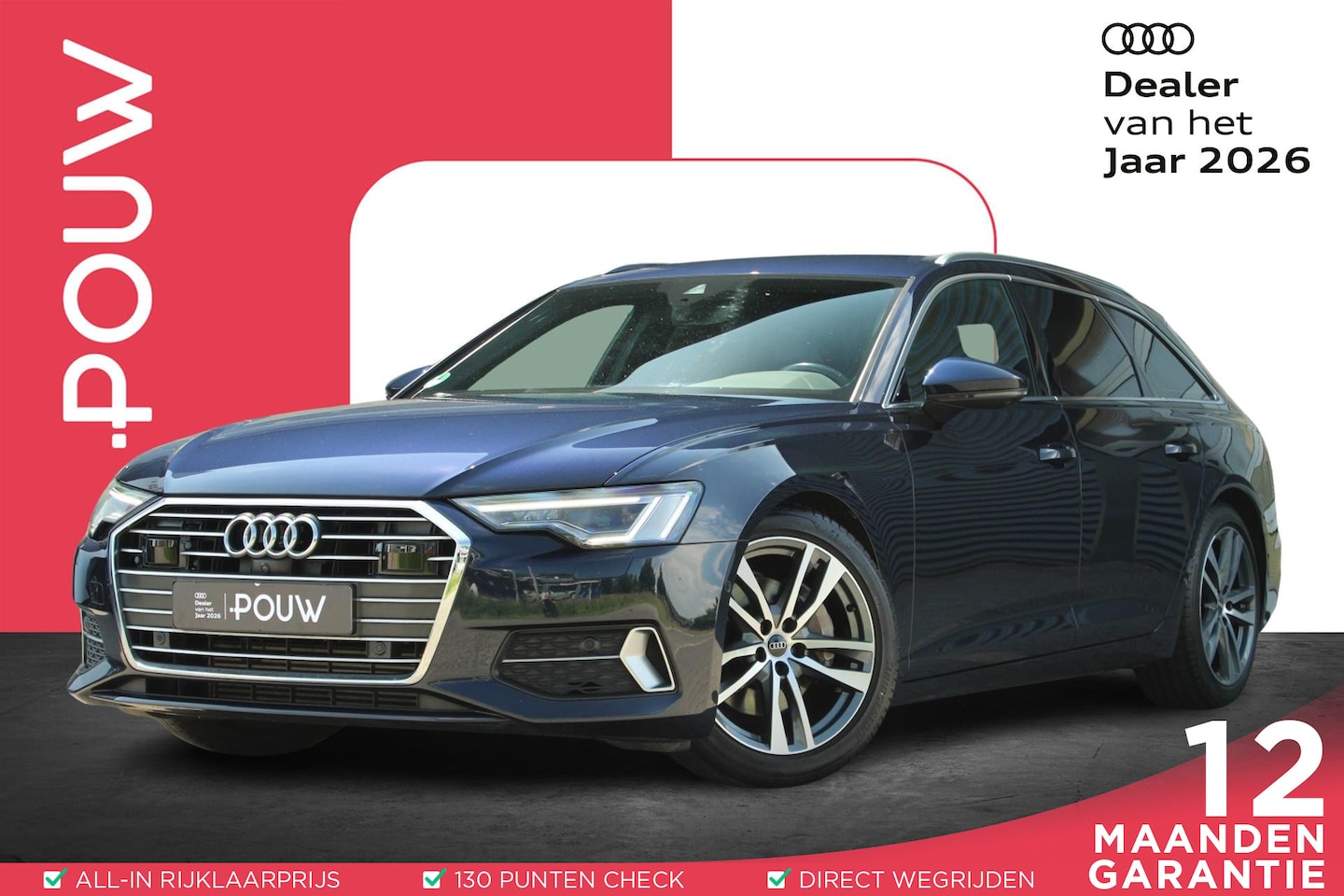 Audi A6 Avant - 45 TFSI 245pk Sport Pro Line | Climate control | Cruise control Stop&Go | Stuur & Stoelver - AutoWereld.nl