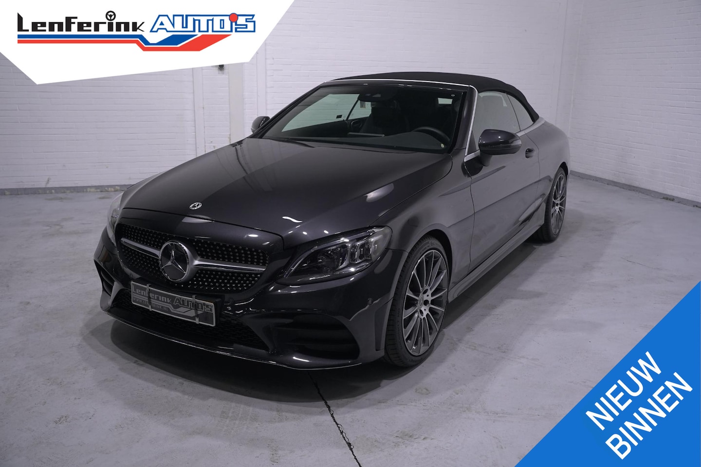 Mercedes-Benz C-klasse Cabrio - 180 AMG Line AMG Styling Camera lederen-bekleding Apple Carplay digi-dashboard 18"-lmv sp - AutoWereld.nl