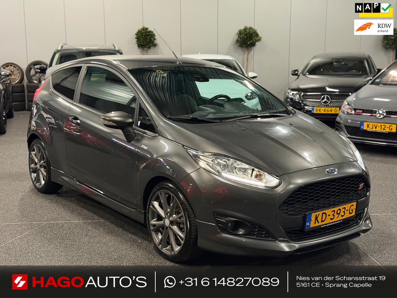 Ford Fiesta - 1.0 EcoBoost ST Line AIRCO/NAVI/CRUISE/PDC/LED/CLIMATE/BT-AUDIO/DISTR-RIEM+WPOMP-VV - AutoWereld.nl