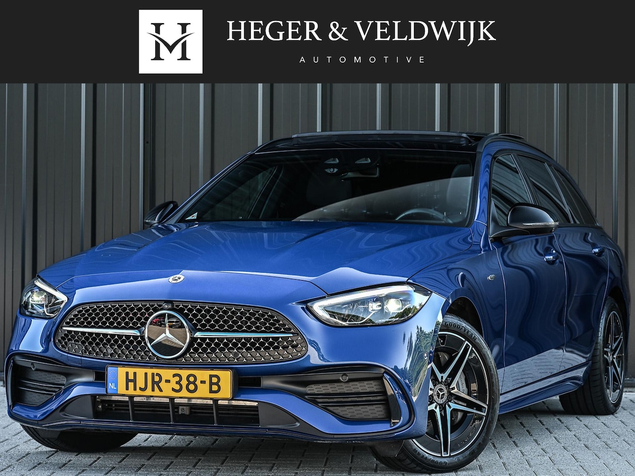 Mercedes-Benz C-klasse Estate - 300 e Business Solution AMG | NL-Auto | Panoramadak | 360 Camera | Burmester | Night-Pakke - AutoWereld.nl