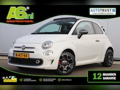 Fiat 500 C - 1.0 Hybrid Sport Cabrio 16 inch LMV Half Leder Navigatie Carplay Android Climate Cruisecon