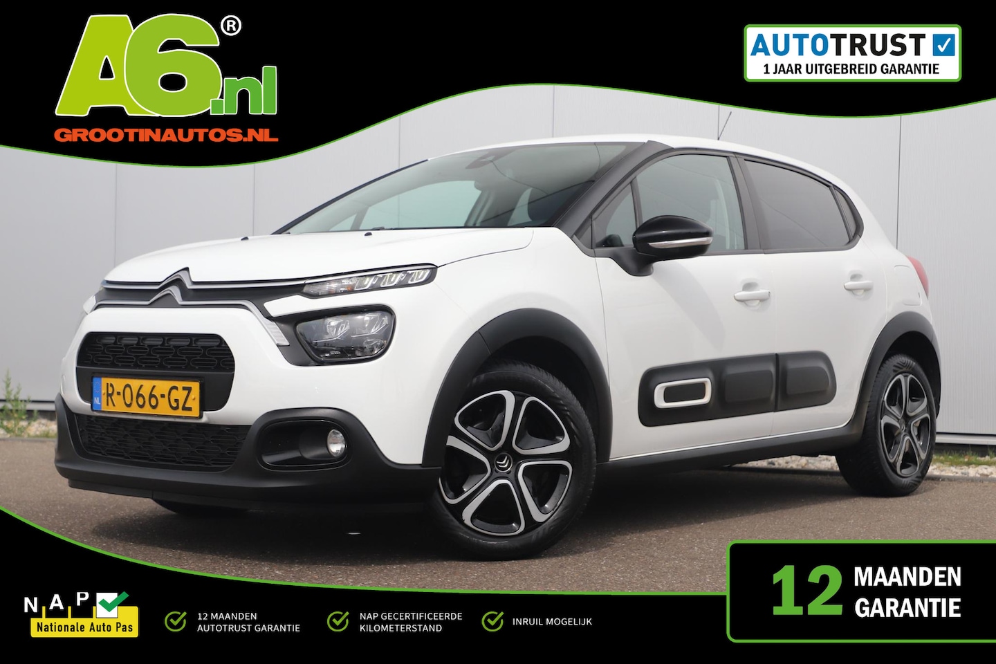 Citroën C3 - 1.2 PureTech Feel Carplay Android Navigatie Climate Cruise Control Rijstrooksensor Getint - AutoWereld.nl