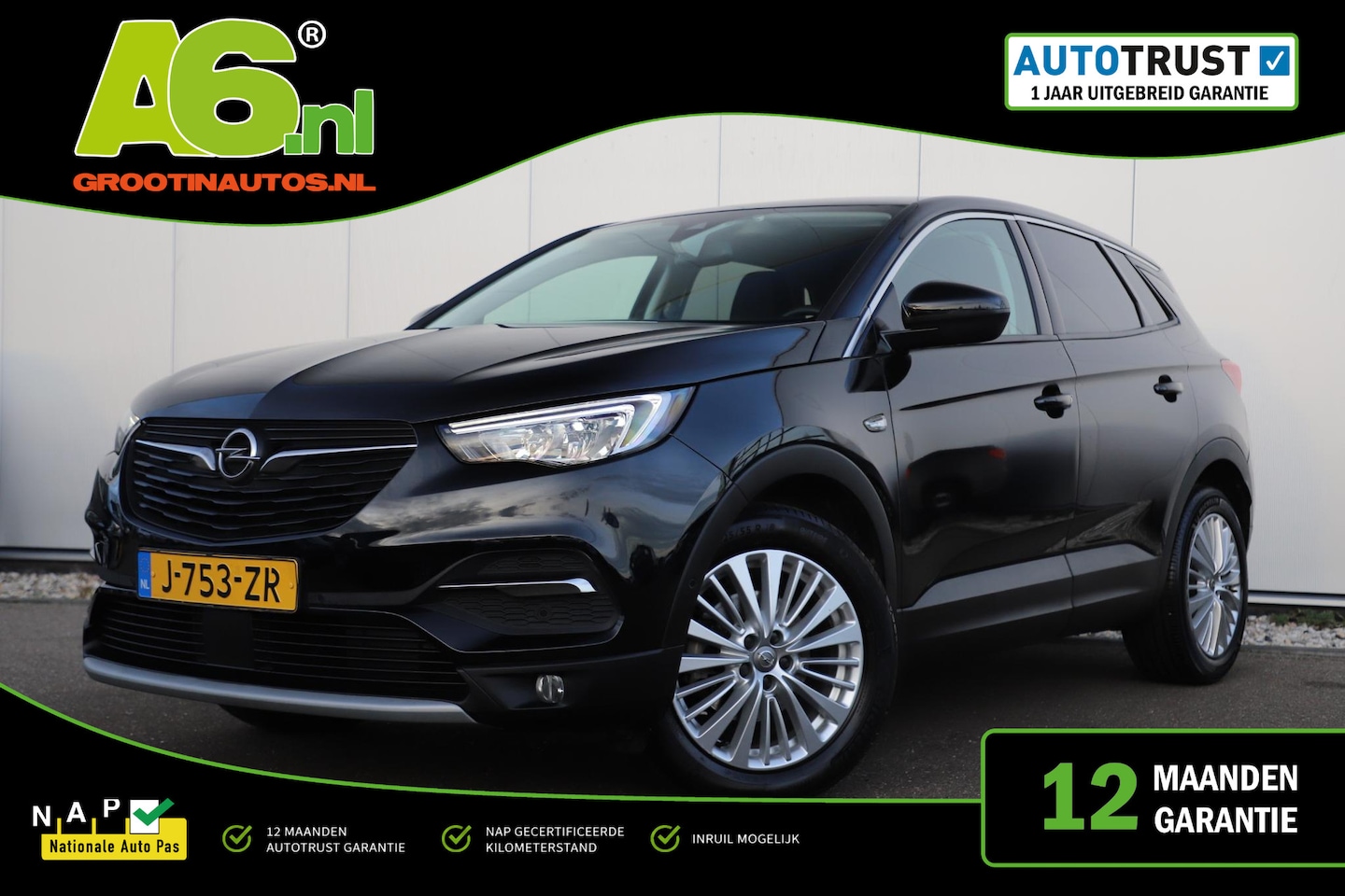 Opel Grandland X - 1.2 Turbo Innovation NIEUWE DB RIEM! Navigatie Achteruitrijcamera Carplay Android Climate - AutoWereld.nl
