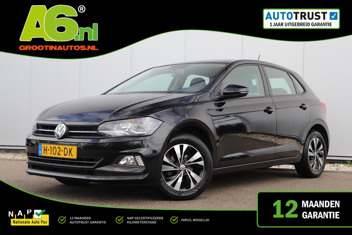 Volkswagen Polo - 1.0 TSI Comfortline 95PK 15 inch Two Tone Velgen Navigatie Carplay Android Adaptive Cruise - AutoWereld.nl