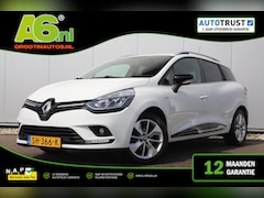 Renault Clio Estate - 0.9 TCe Limited Navigatie Bluetooth Airco Cruise Control 16 inch LMV Getint Glas