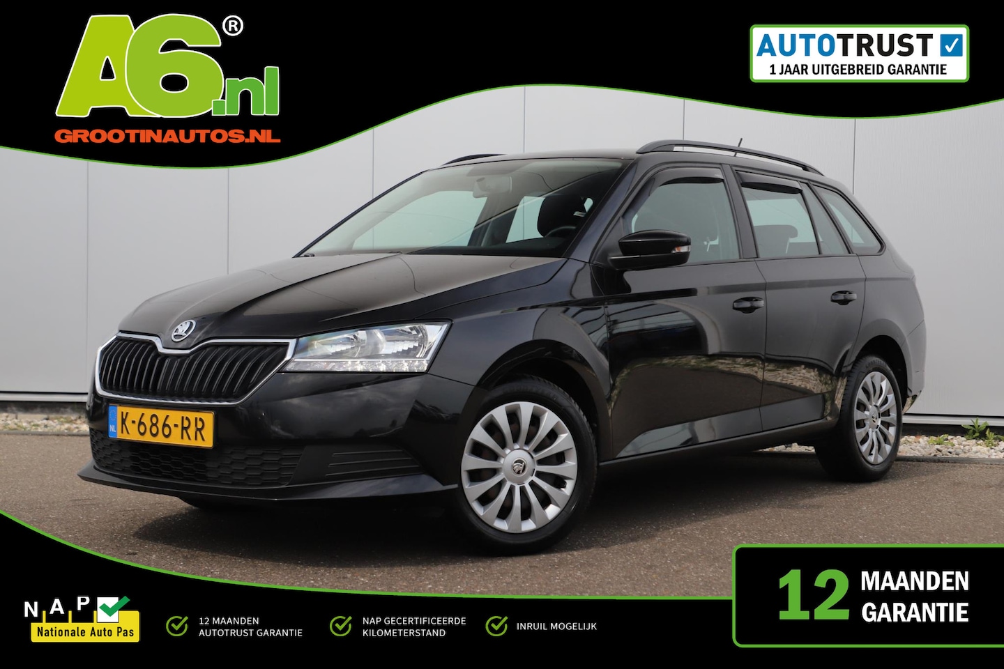 Skoda Fabia Combi - 1.0 TSI Active 95PK Carplay Android Navigatie Airco Cruise Control - AutoWereld.nl