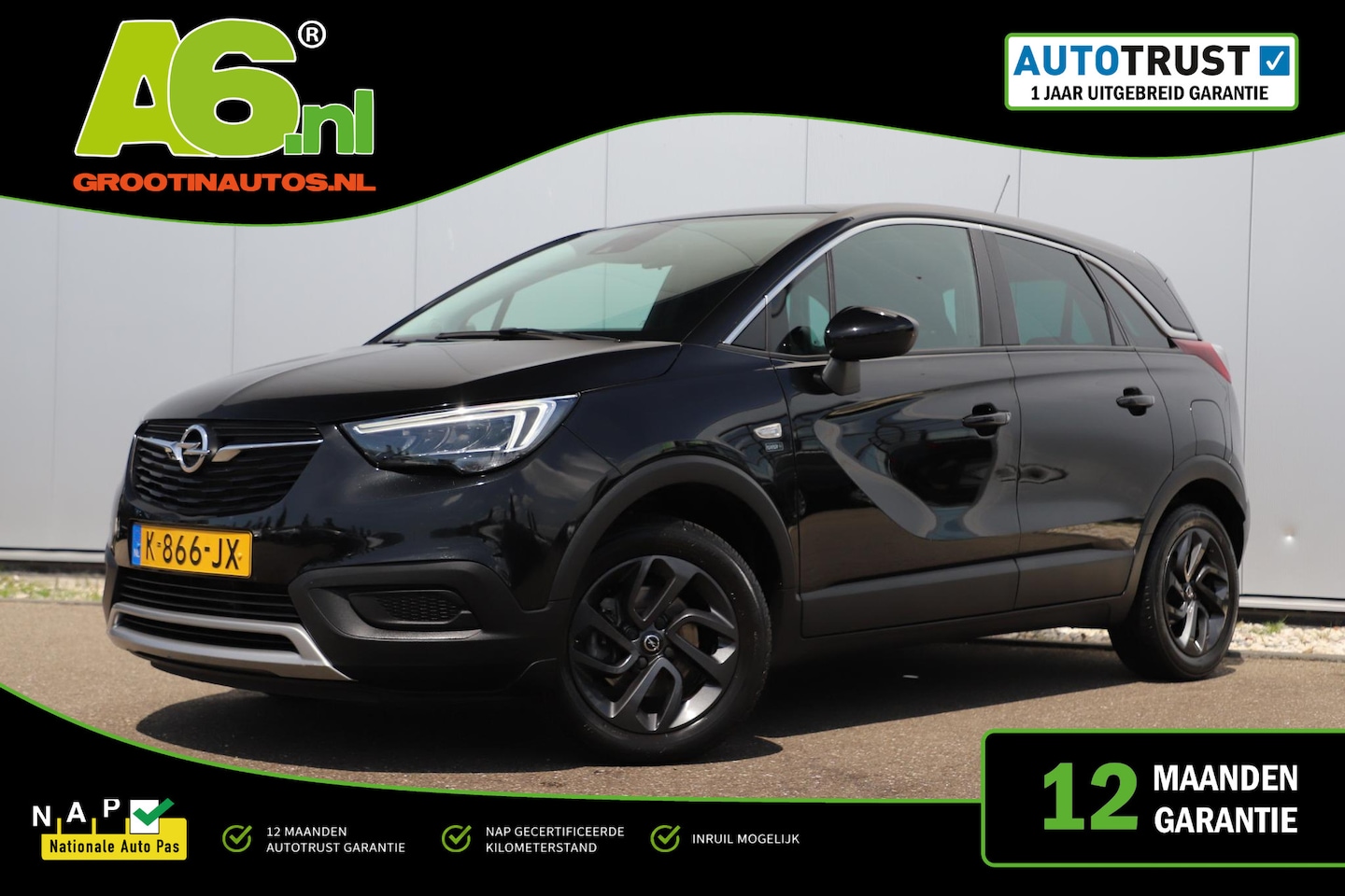 Opel Crossland X - 1.2 Turbo 120 Jaar Edition 110PK 16 inch LMV Navigatie Airco Cruise Control Rijstrooksenso - AutoWereld.nl