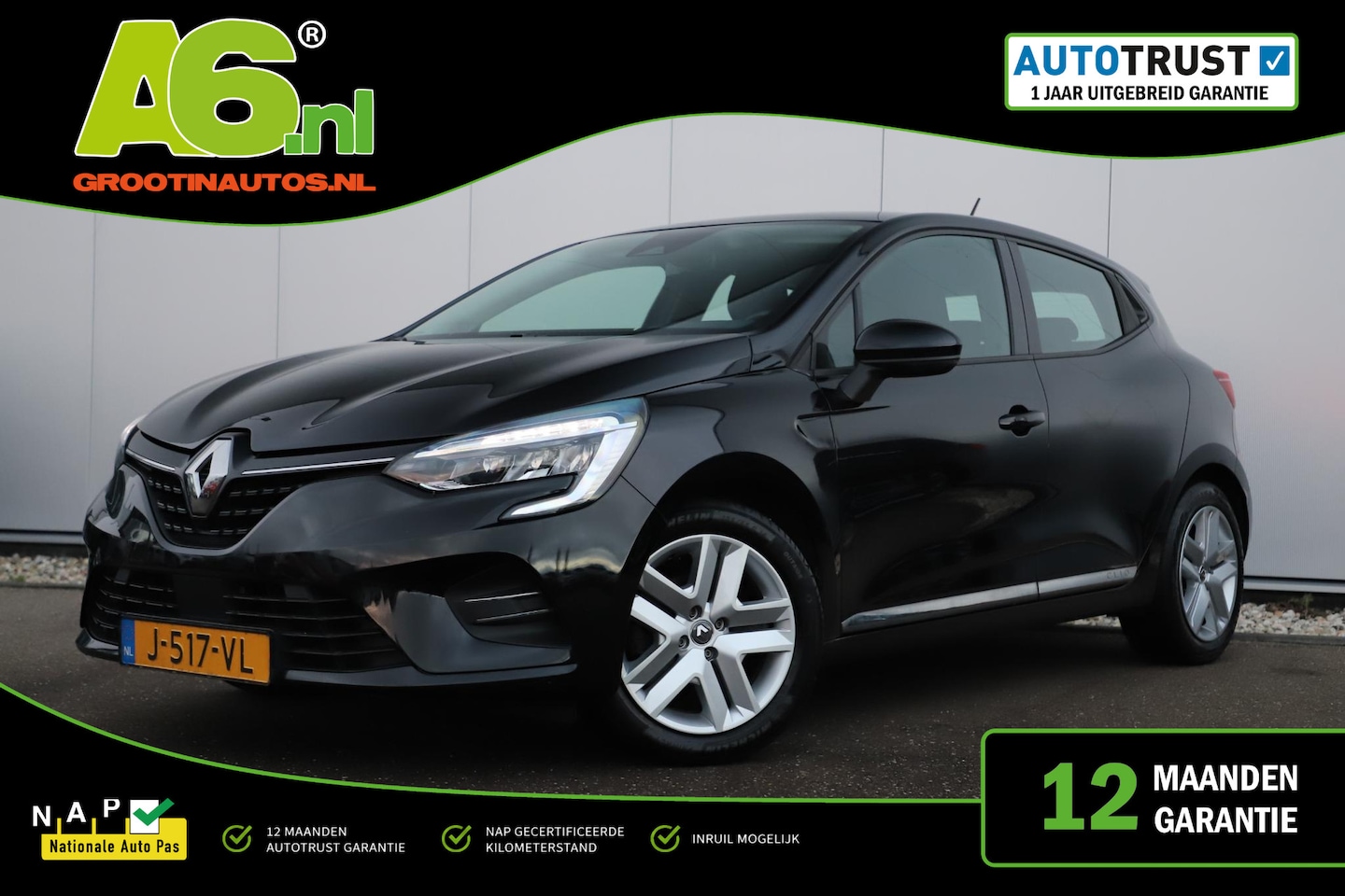Renault Clio - 1.0 TCe Bi-Fuel Zen 101PK Navigatie Carplay Android Airco Cruise Control Rijstrooksensor L - AutoWereld.nl