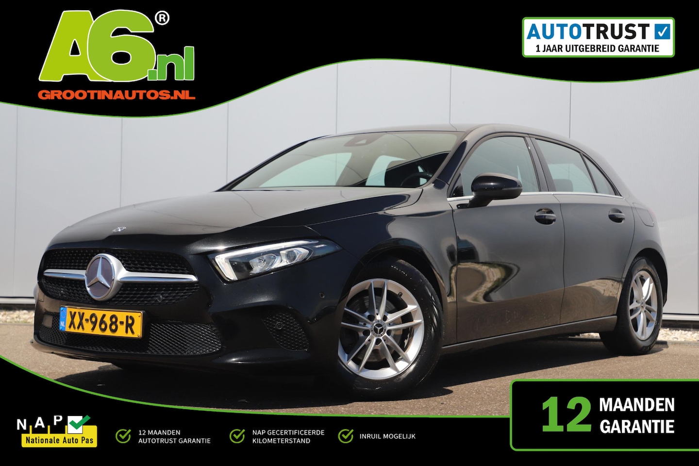 Mercedes-Benz A-klasse - 180 d Business Solution Limited Automaat Half Leder Widescreen Navigatie Achteruitrijcamer - AutoWereld.nl