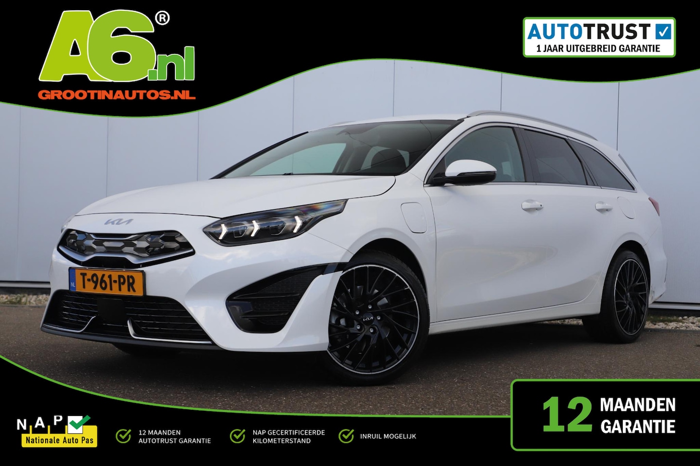 Kia Cee'd Sportswagon - Ceed 1.6 GDI PHEV DynamicPlusLine 18 inch LMV Navigatie Carplay Android Achteruitrijcamera - AutoWereld.nl