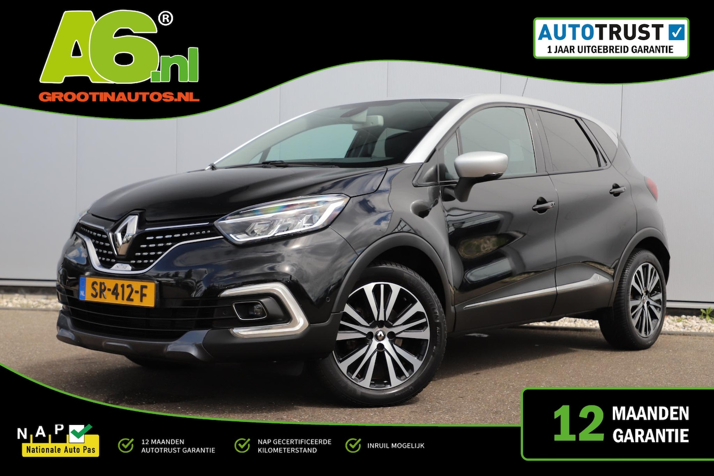 Renault Captur - 1.2 TCe Initiale Paris BOSE Lederen Bekleding Navigatie Achteruitrijcamera LED Stoelverwar - AutoWereld.nl