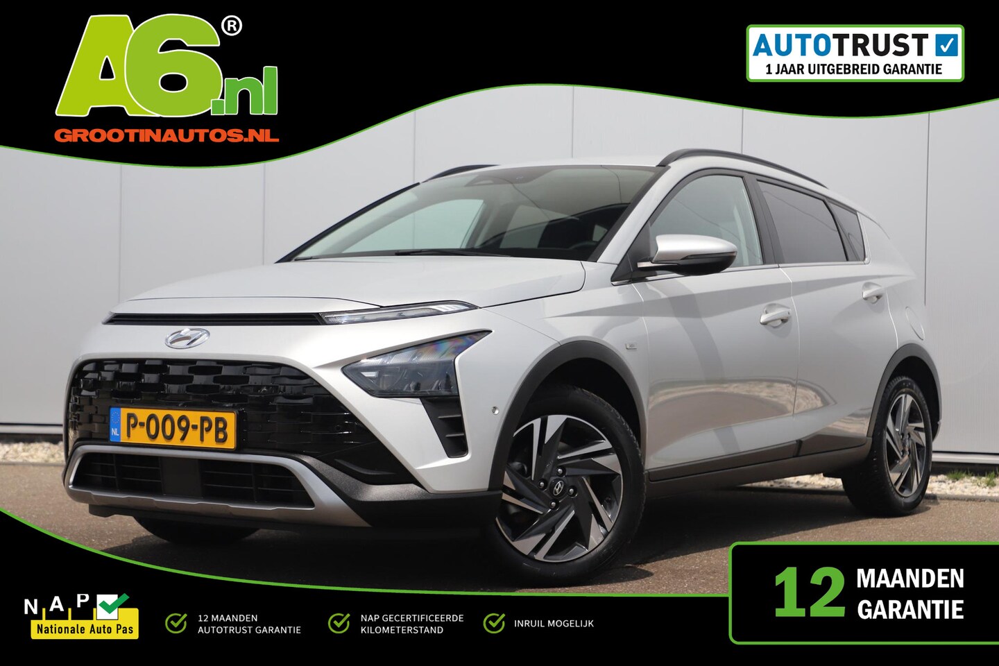 Hyundai Bayon - 1.0 T-GDI Premium Navigatie Achteruitrijcamera Carplay Android Stuur & Stoelverwarming Rij - AutoWereld.nl