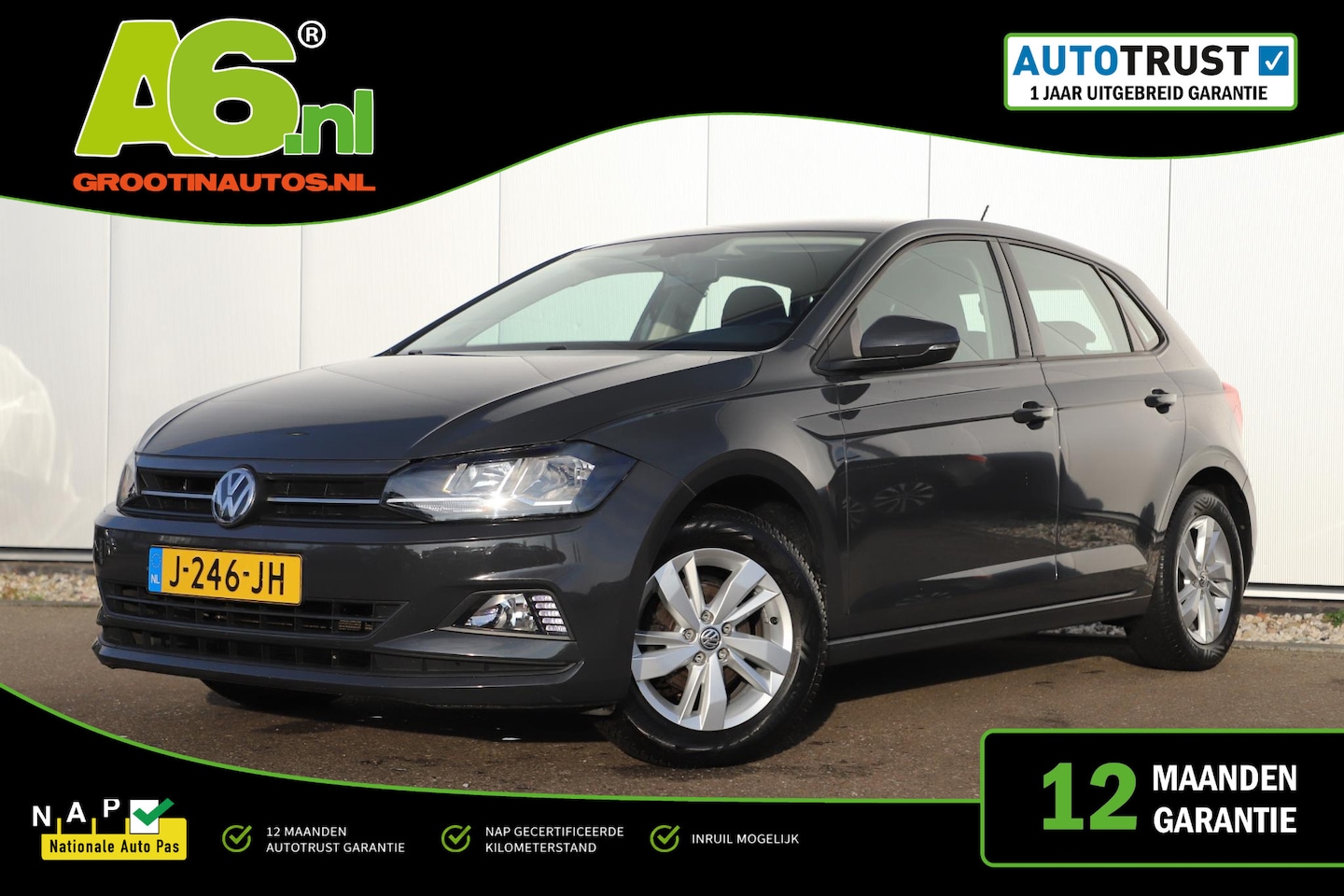 Volkswagen Polo - 1.0 TSI Comfortline 95PK NAP Clima 15 inch LMV Carplay Android Navigatie Adaptive Cruise L - AutoWereld.nl