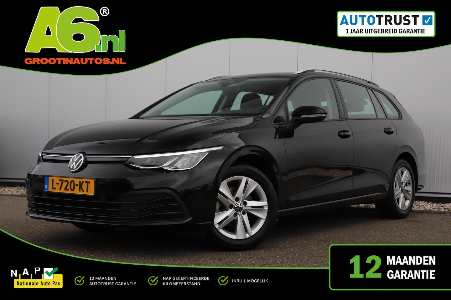 Volkswagen Golf Variant - 1.0 TSI Life 110PK Trekhaak Navigatie Achteruitrijcamera Carplay Android Adaptive Cruise - AutoWereld.nl