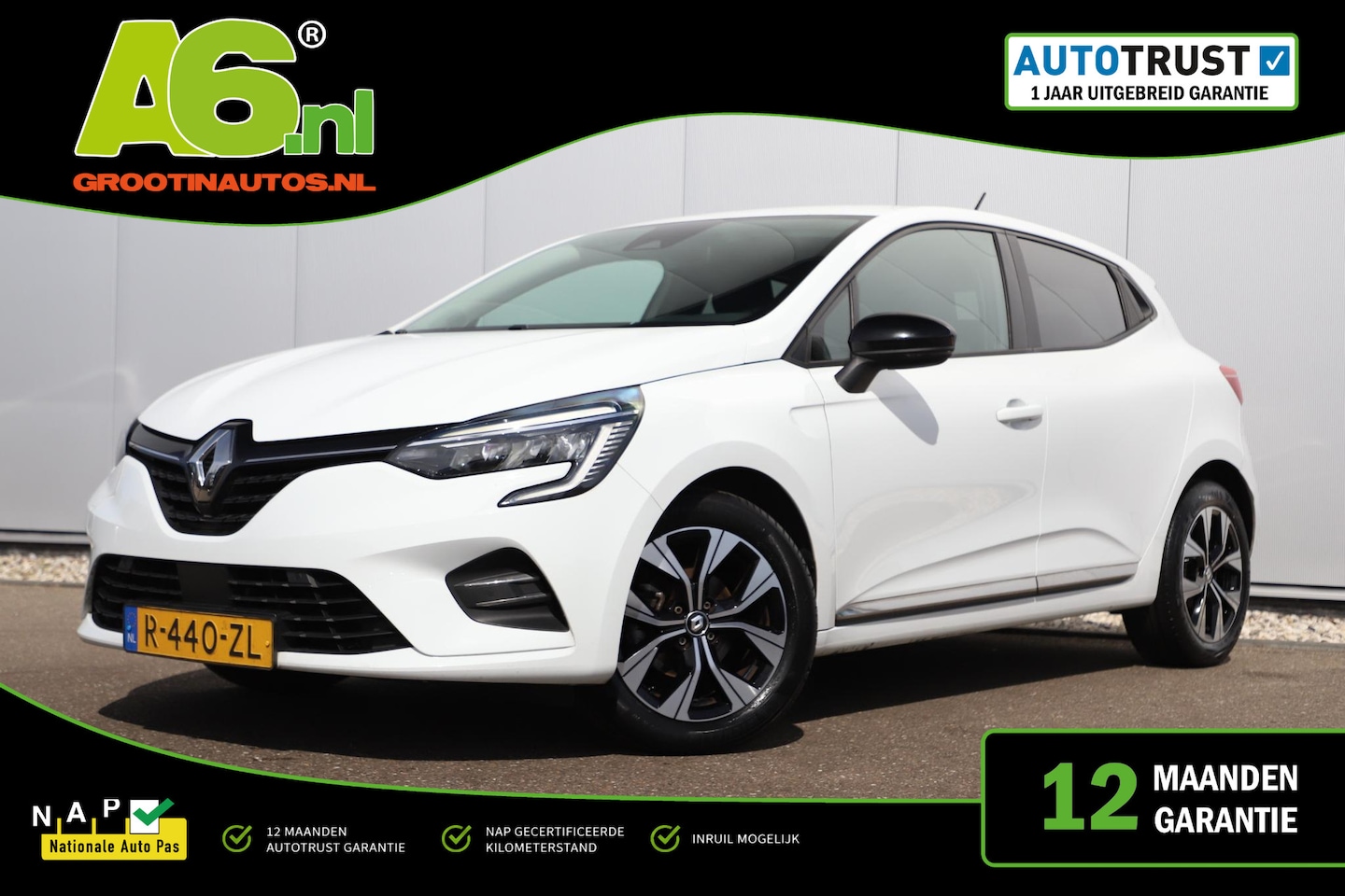 Renault Clio - 1.0 TCe 90 Evolution 15 inch LMV Navigatie Achteruitrijcamera Carplay Android Airco Cruise - AutoWereld.nl