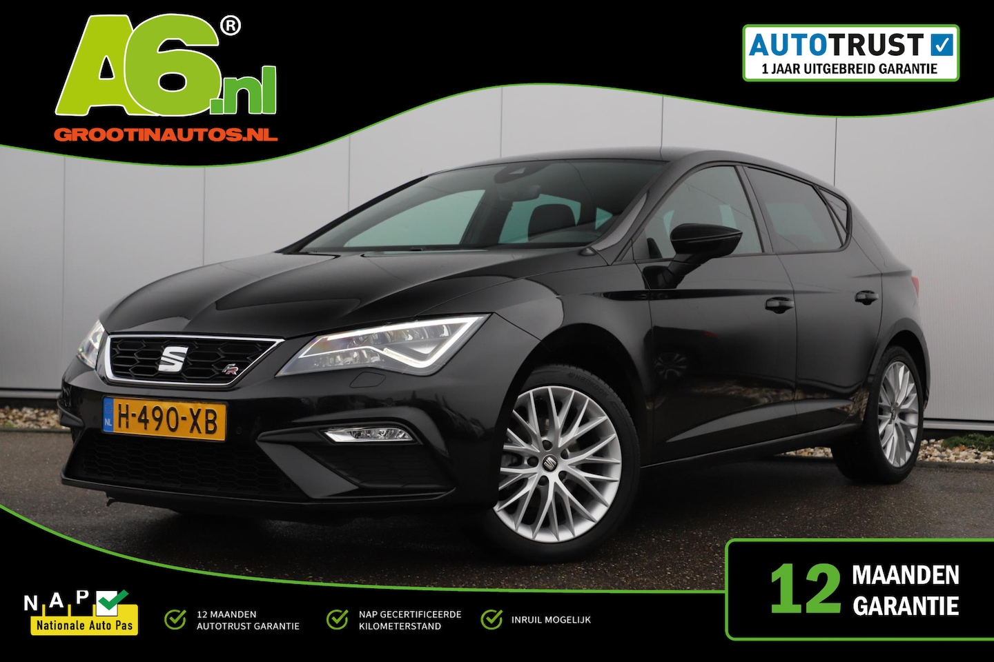 SEAT Leon - 1.0 TSI FR Ultimate Edition Virtual Cockpit Full LED 17 inch LMV Beats Audio Navigatie Ach - AutoWereld.nl