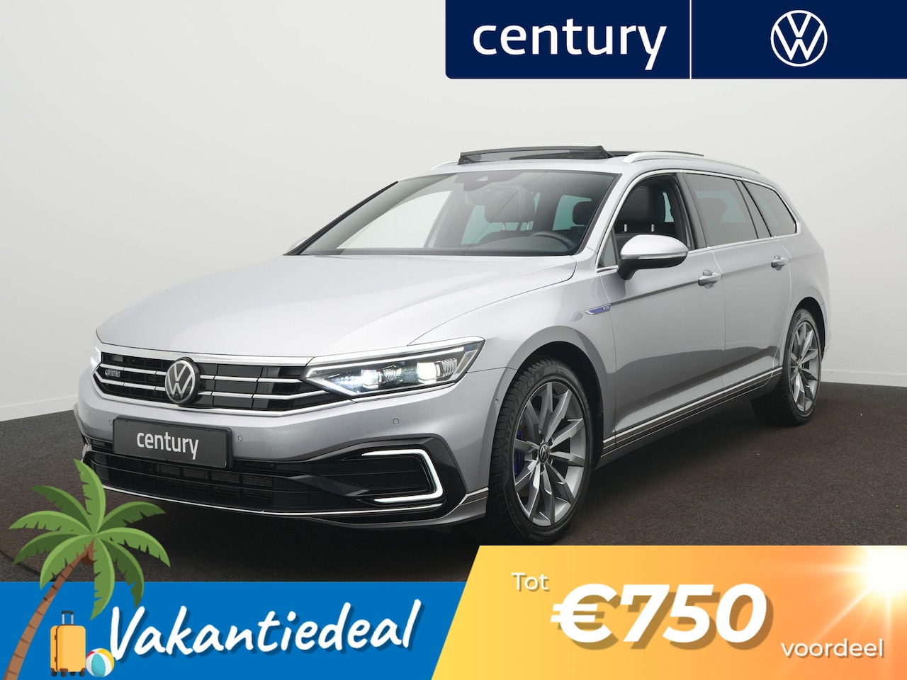 Volkswagen Passat Variant - 1.4 TSI PHEV GTE Highline Automaat - 360 camera - Trekhaak - Panoramaschuif-kanteldak - Na - AutoWereld.nl