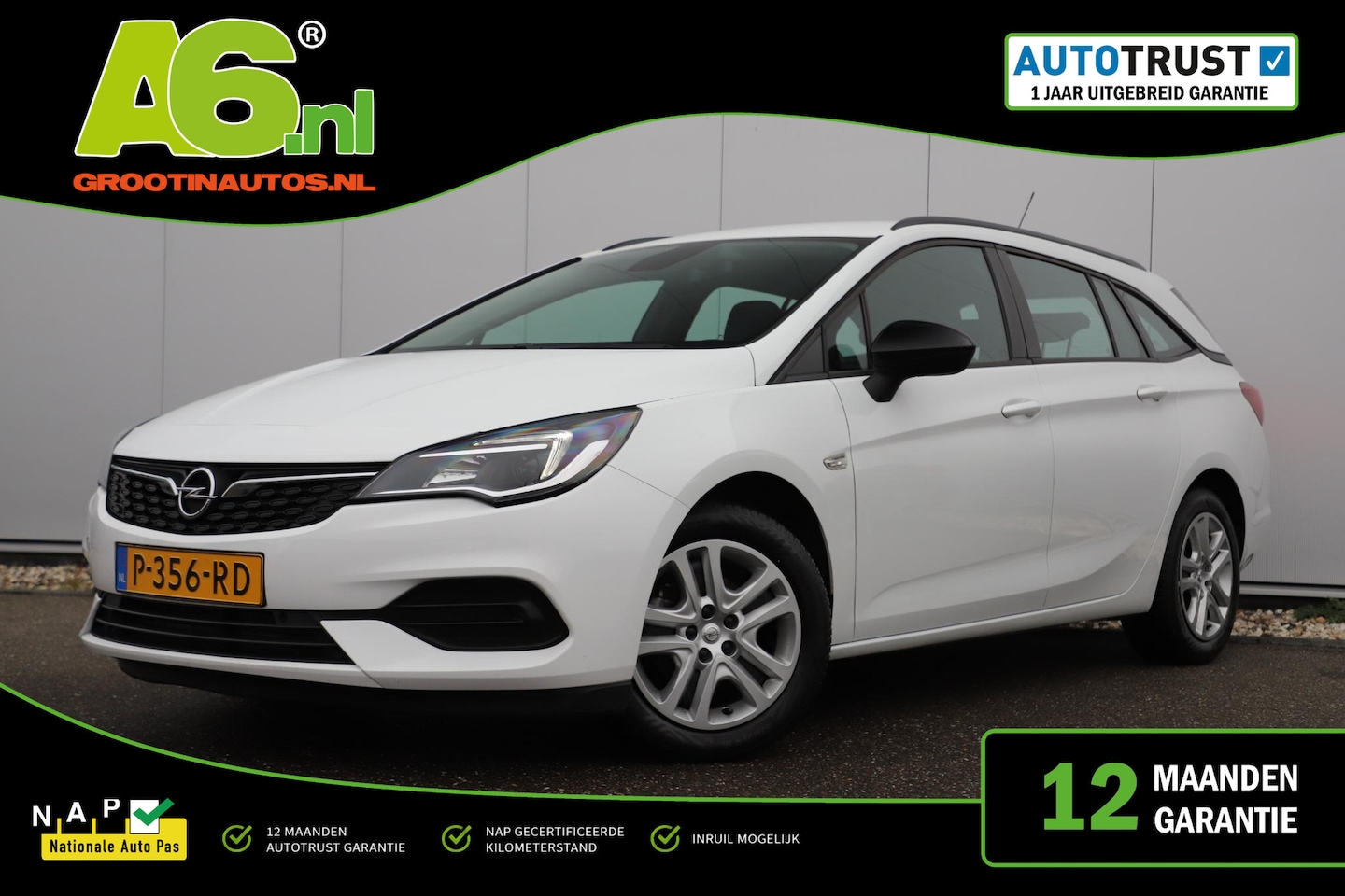 Opel Astra Sports Tourer - 1.2 Edition 110PK Navigatie Carplay Android Airco Cruise Control - AutoWereld.nl
