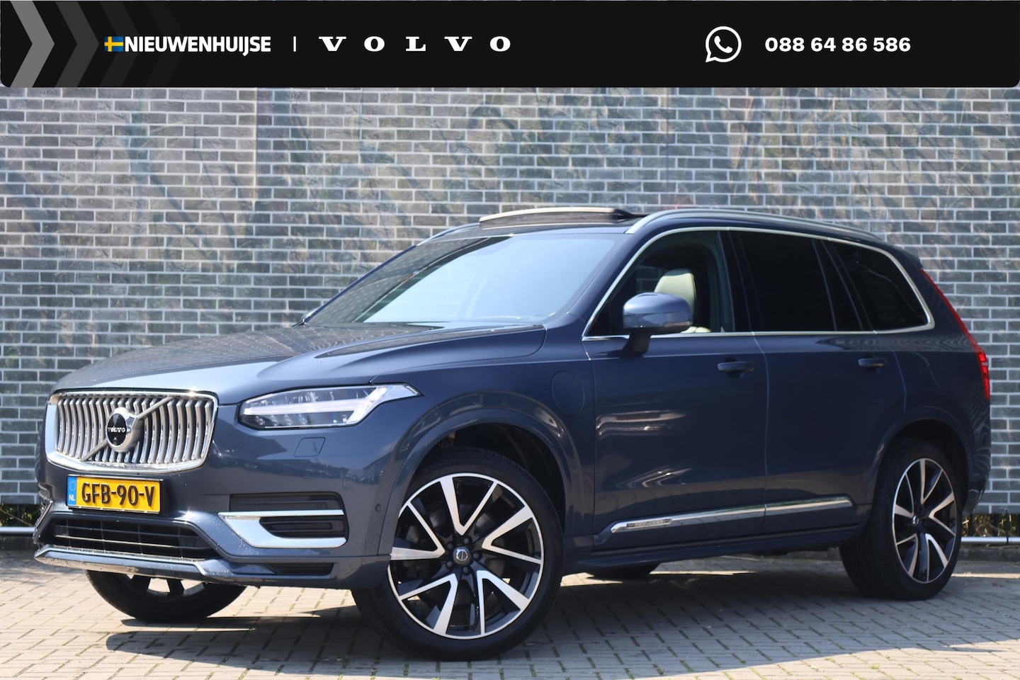 Volvo XC90 - 2.0 T8 Recharge AWD Business Pro | Plug-in Hybrid (PHEV) | Trekhaak | Luchtvering | Harman - AutoWereld.nl