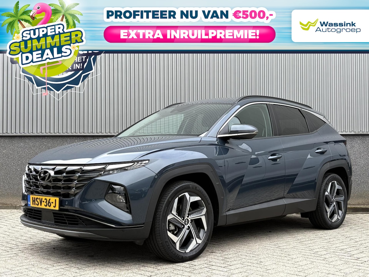 Hyundai Tucson - 1.6 T-GDi PHEV 265pk AWD Comfort Smart | Adaptive Cruise Control | Navigatie | Camera Acht - AutoWereld.nl