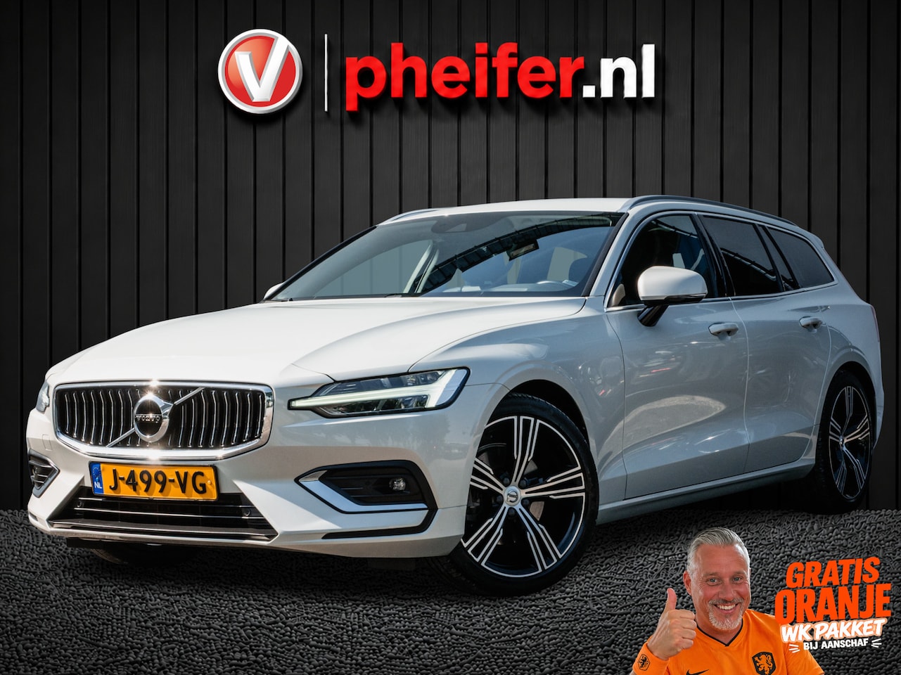 Volvo V60 - 2.0 B3 163pk Inscription Trekhaak/ Harman-Kardon/ Contourstoelen/ Stoel-stuurverwarming/ C - AutoWereld.nl