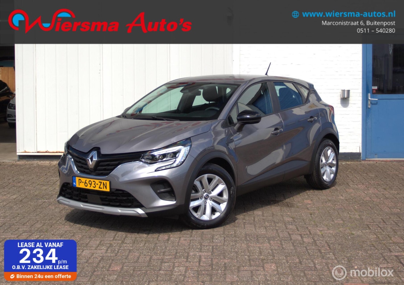 Renault Captur - 1.6 E-Tech Hybrid 145 Business Zen - AutoWereld.nl