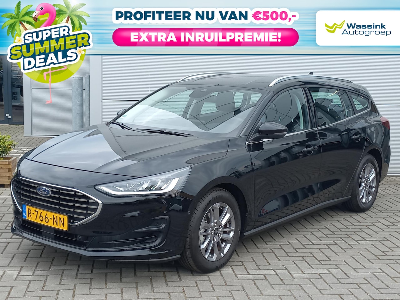 Ford Focus Wagon - 1.0T 125pk Hybride Titanium Style | LENTEDEALS | Climate control | Navigatie | Lm velgen | - AutoWereld.nl