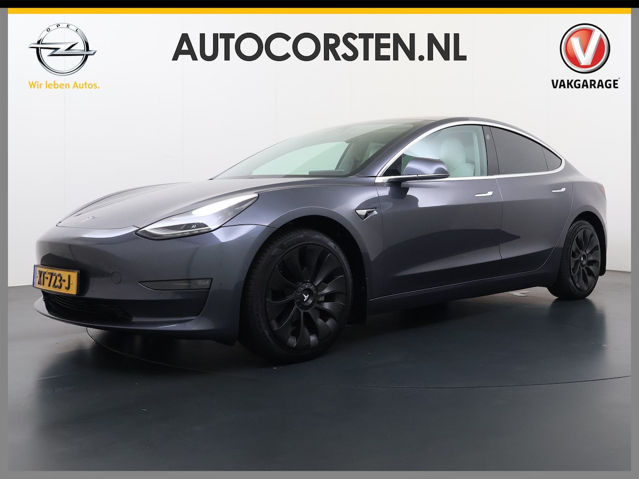 Tesla Model 3 - Long Range RWD Long Range AWD 75kWh 463PK Full Self Driving Ivoor Interieur All-Season banden Privacy Gla - AutoWereld.nl