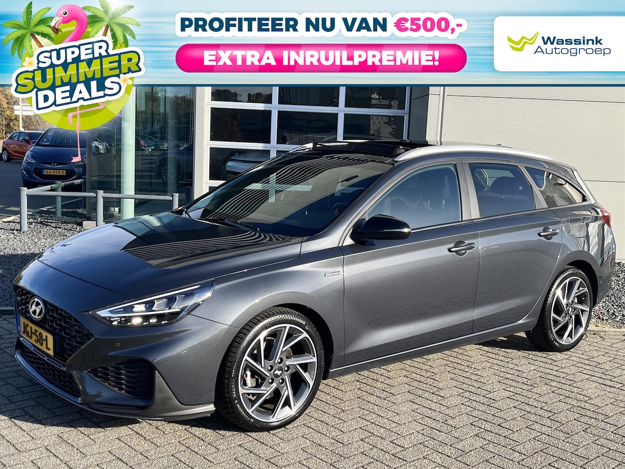 Hyundai i30 Wagon - 1.5 T-GDI 160pk Automaat N Line | Stoel en stuur verwarming | SUMMER DEAL Parkeer camera - AutoWereld.nl