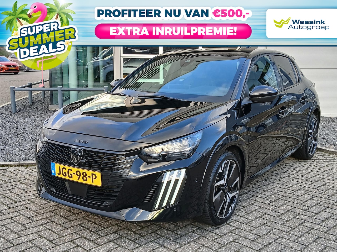 Peugeot 208 - 1.2 Hybrid 136 e-DCS6 GT I Adaptive Cruise I Carplay I SUMMER DEAL | Navigatie | Camera | - AutoWereld.nl