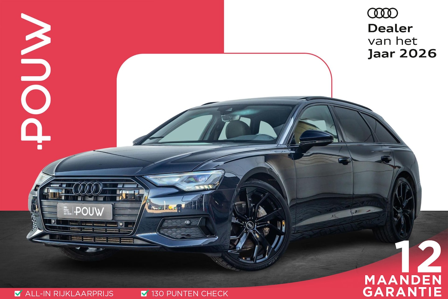 Audi A6 Avant - 45 TFSI 265pk quattro Pro Line | Panoramadak | Trekhaak | 21'' velgen | Keyless entry - AutoWereld.nl