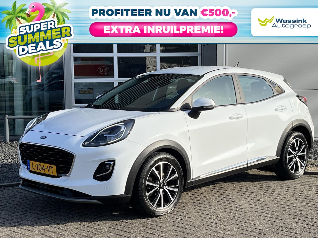 Ford Puma - 1.0i Ecoboost 125pk Titanium X | Trekhaak | SUMMER DEAL | Adaptive Cruise | Camera | Navig - AutoWereld.nl