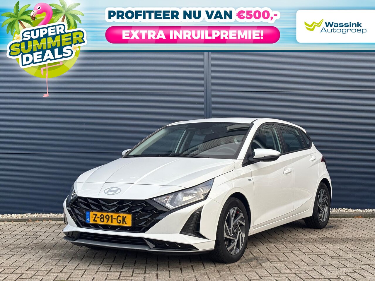 Hyundai i20 - 1.0 T-GDI 48V MHEV 100pk Summer Deals! | Cruise control | Dodehoek-detectie - AutoWereld.nl