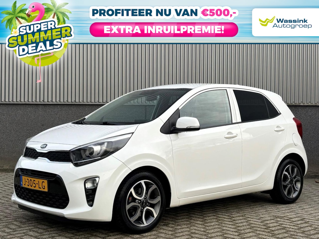 Kia Picanto - 1.0 MPi 67pk 4-zits DynamicPlusLine | Summer Deals! | Navigatie | Cruise Control | Camera - AutoWereld.nl
