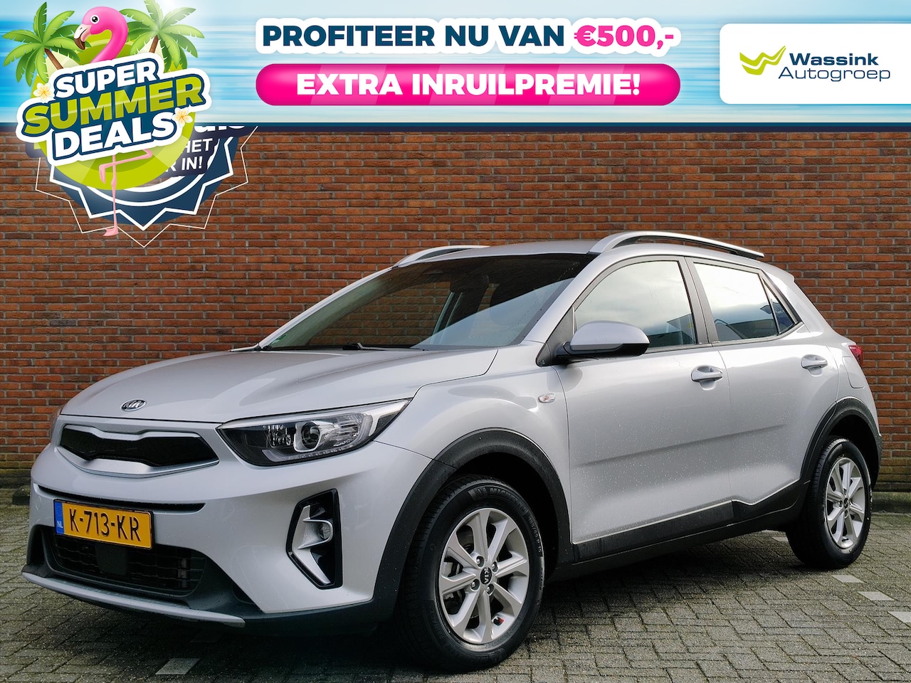 Kia Stonic - 1.0 T-GDi 120pk DCT7 DynamicLine |SUMMER DEALS | Automaat | Navigatie | Cruise Control | A - AutoWereld.nl
