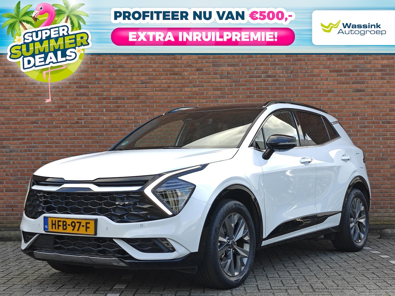 Kia Sportage - 1.6 T-GDi 230pk Hybrid AT6 GT-Line | Navigatie | SUMMER DEALS | Climate Control | Adaptive - AutoWereld.nl