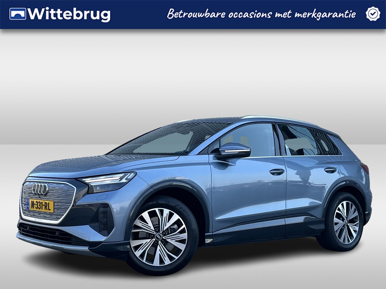 Audi Q4 e-tron - 40 Launch edition Advanced Plus 77 kWh 204PK / SOH 92 % / LED Matrix / Warmtepomp / Elektr - AutoWereld.nl