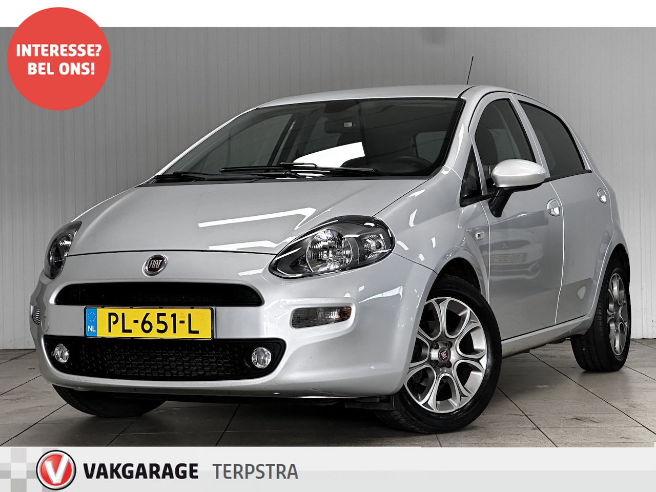 Fiat Punto Evo - 0.9 TwinAir Sempre/ 5-Drs/ 16'' LMV/ Navi/ Clima/ Cruise/ Elek. pakket/ Isofix/ Bluetooth/ - AutoWereld.nl