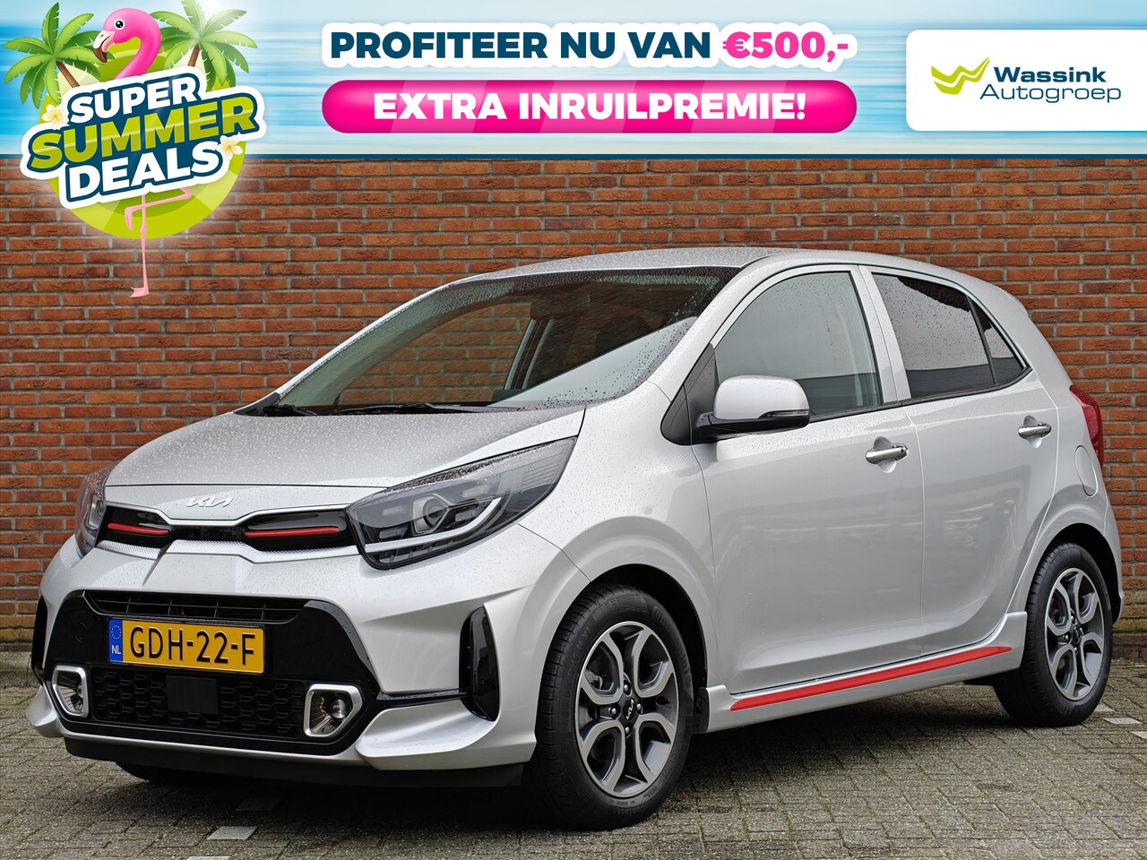 Kia Picanto - 1.0 DPi 67pk 4-zits GT-Line | Navigatie | Cruise SUMMER DEALS | Control | Camera Achter | - AutoWereld.nl