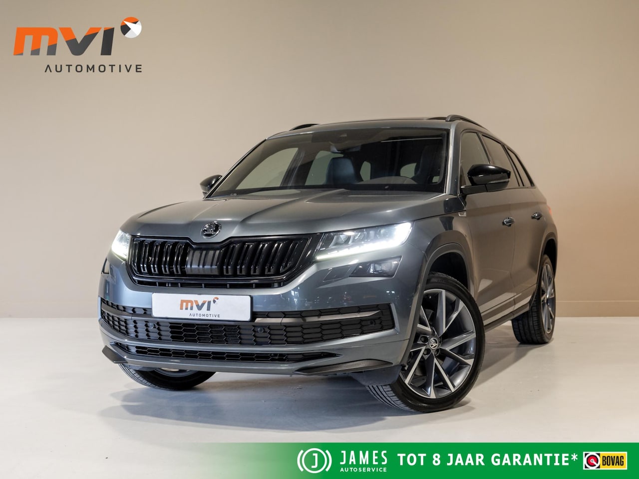 Skoda Kodiaq - 2.0 TSI 4x4 Sport Line / 180pk / Trekhaak / Panorama dak / Dodehoek herkenning / - AutoWereld.nl