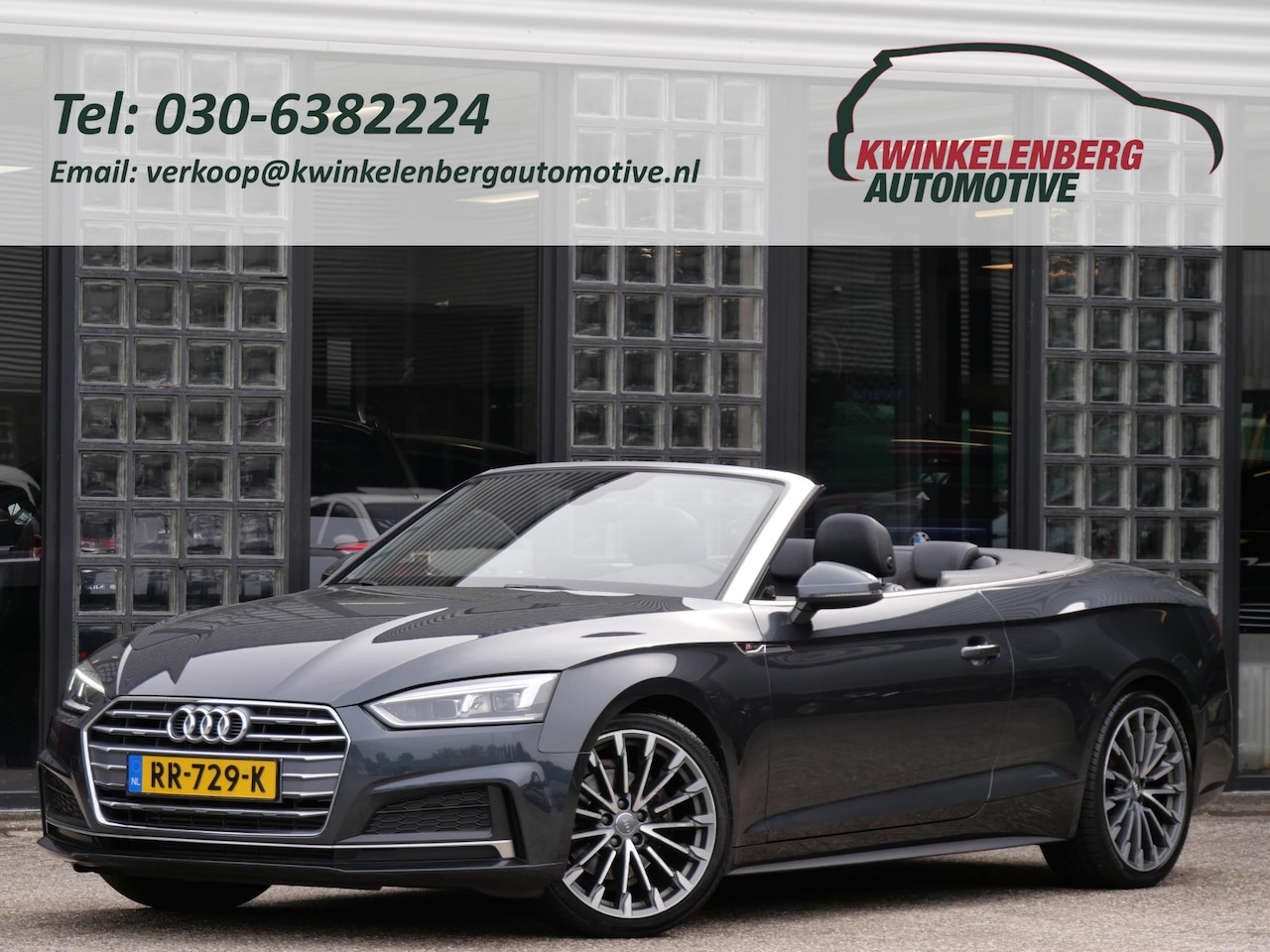 Audi A5 Cabriolet - 2.0TFSi SPORT/ S-LINE/ CAMERA/ 19INCH/ NL-AUTO - AutoWereld.nl
