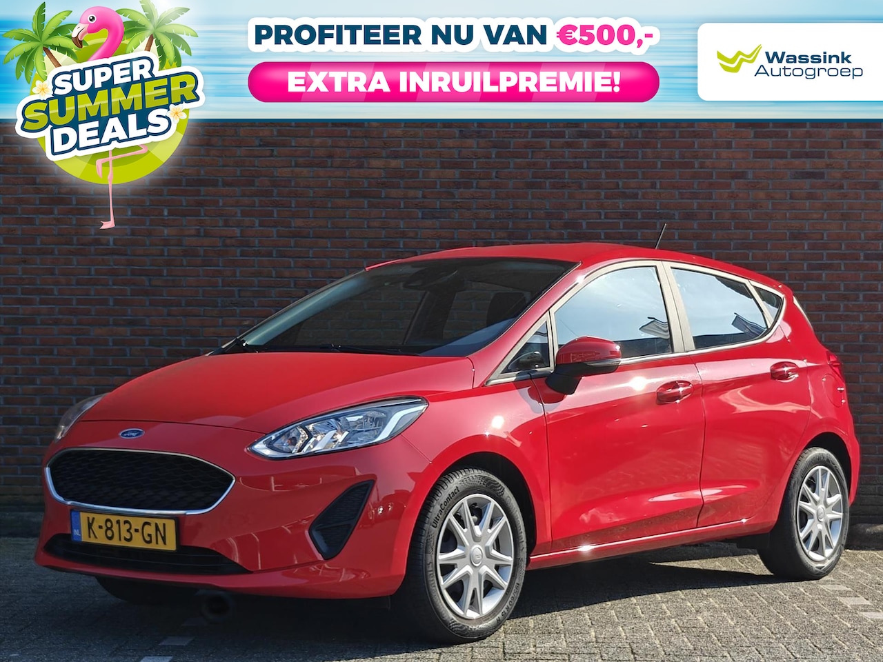 Ford Fiesta - 1.0 EcoBoost 95pk 5dr Connected I Airco | Cruise SUMMER DEALS | Control | Apple CarPlay | - AutoWereld.nl