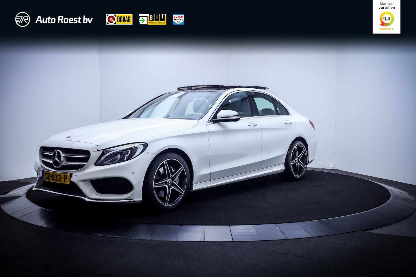 Mercedes-Benz C-klasse - 180CDI Aut. SPORT EDITION SCHUIFD. | FULL LED | AMG LINE | LEDER | CAMERA | NAVI | LMV - AutoWereld.nl