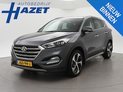 Hyundai Tucson - 1.6 T-GDi 177 PK PREMIUM + AFN. TREKHAAK 1900 KG | LEDER | STOELVERW. V+A | CAMERA