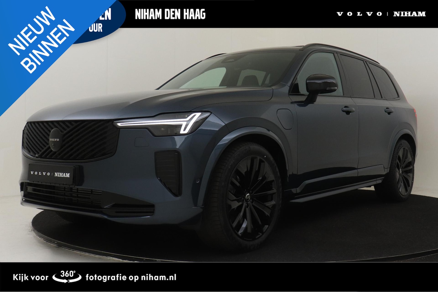 Volvo XC90 - II T8 PLUG-IN HYBRID AWD PLUS BLACK EDITION -PANO.DAK|BOWERS&WILKINS|LUCHTVERING|360°CAM|H - AutoWereld.nl